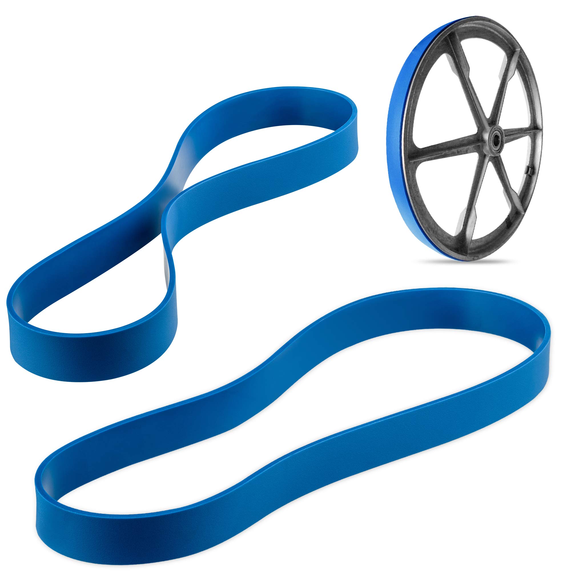2 Pack Blue Max Urethane Band Saw Tires for RIKON 10-325 & 14-Inch Band Saws - Durable Replacement Tires for Woodworking & Metal Cutting Projects