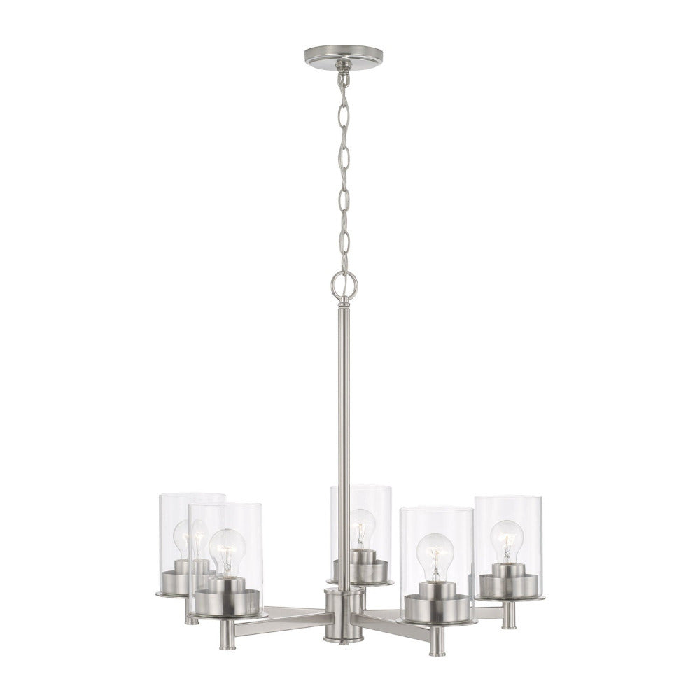 Joans Chandelier - Elegant Crystal Ceiling Light Fixture for Dining Room & Living Room | Perfect for Home Decor & Wedding Venue Lighting