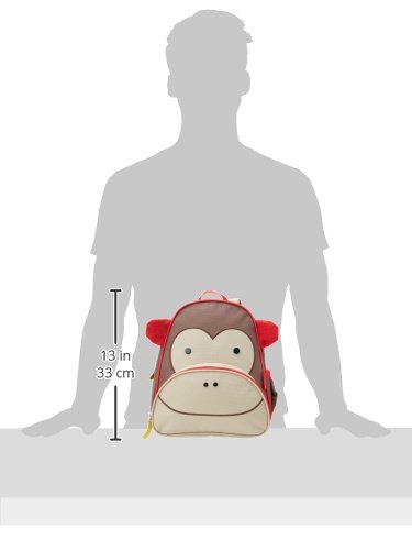 Skip Hop Toddler Backpack - 12 Inch Cute Monkey Design School Bag for Boys & Girls | Perfect for Preschool, Kindergarten, Daycare & Travel Accessories