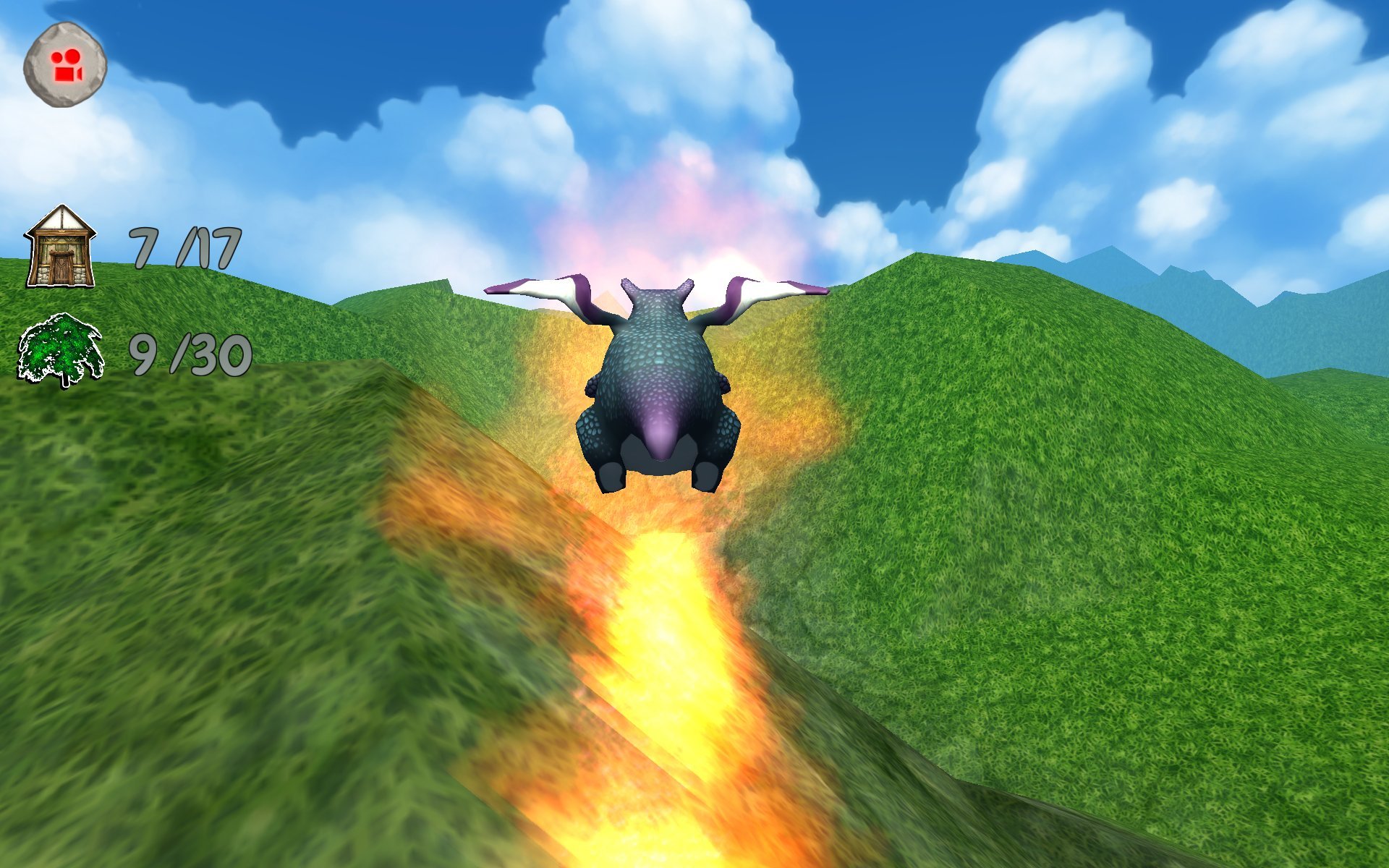 Cartoon Dragon 3D Model - Digital Download for Games & Animation