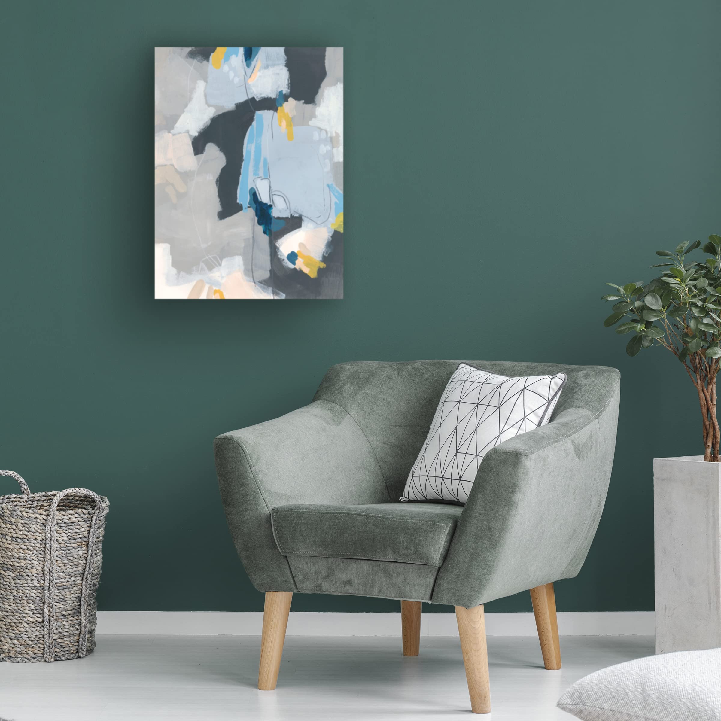 Trademark Fine Art 'Joy Notes II' Canvas Wall Art by June Erica Vess - Vibrant Abstract Painting for Living Room, Bedroom & Office Decor