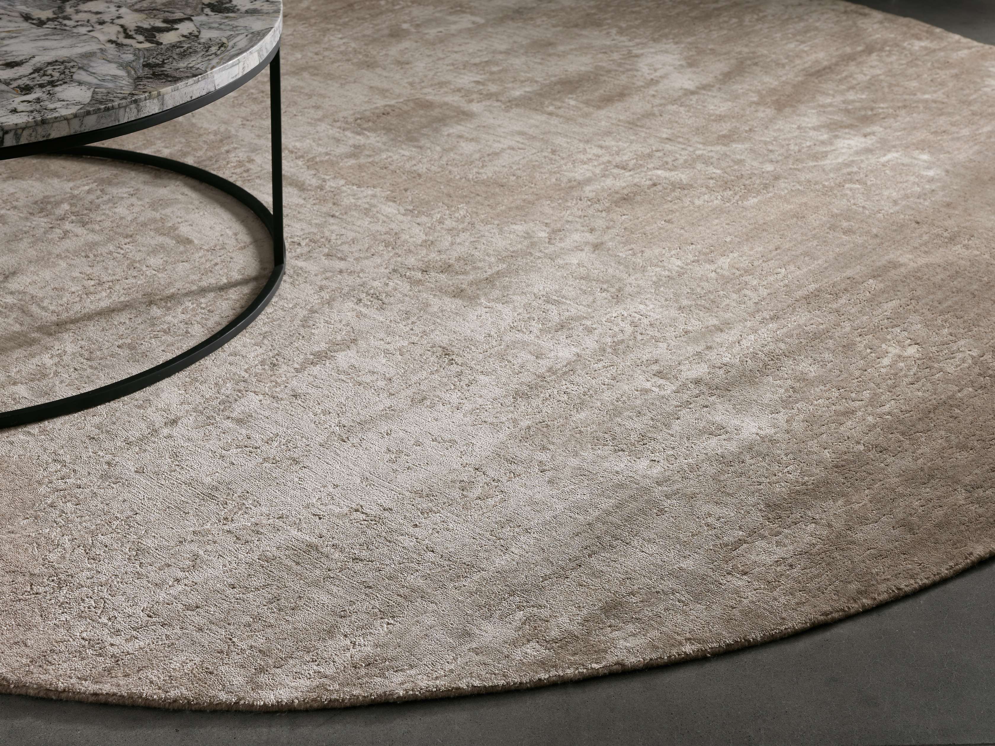 Handmade Anala Round Rug - Premium Hand Knotted Wool Carpet for Living Room, Bedroom & Home Decor - Soft & Durable Floor Covering for Cozy Spaces