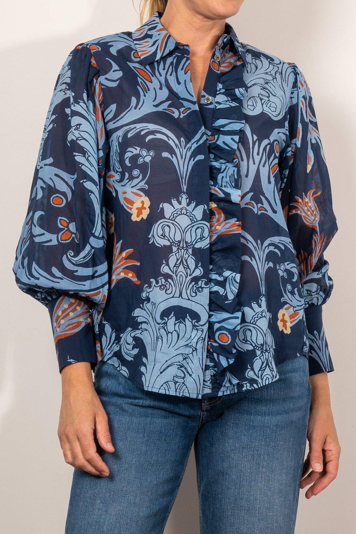 COOP by Trelise Cooper Women's Truffle Ruffle Blouse - Elegant Feminine Top for Office, Date Night & Special Occasions