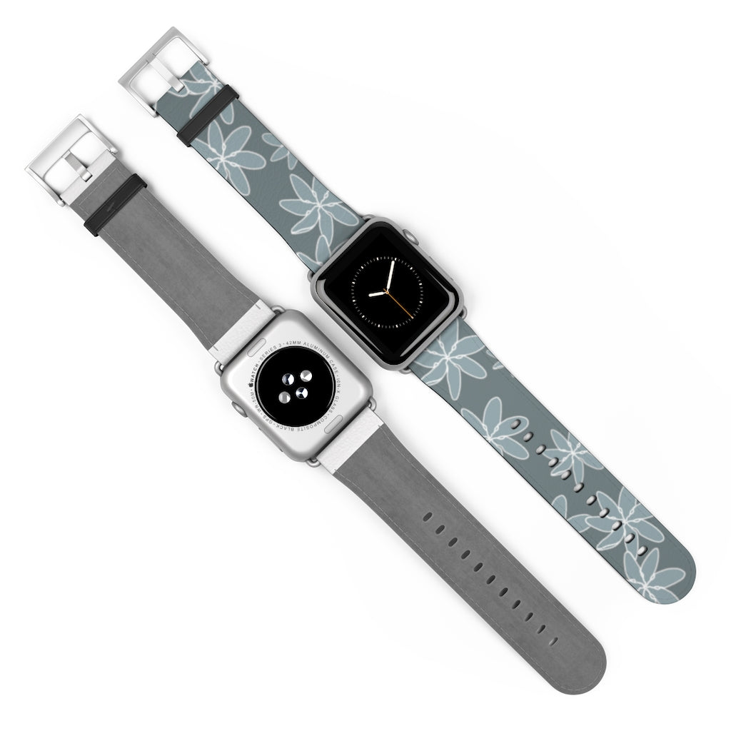 Tiare Polu Apple Watch Band - Premium Soft Silicone Replacement Strap for Apple Watch Series 8/7/6/5/4/3/SE - Comfortable & Durable Sport Loop for Workout, Running, Gym & Everyday Wear