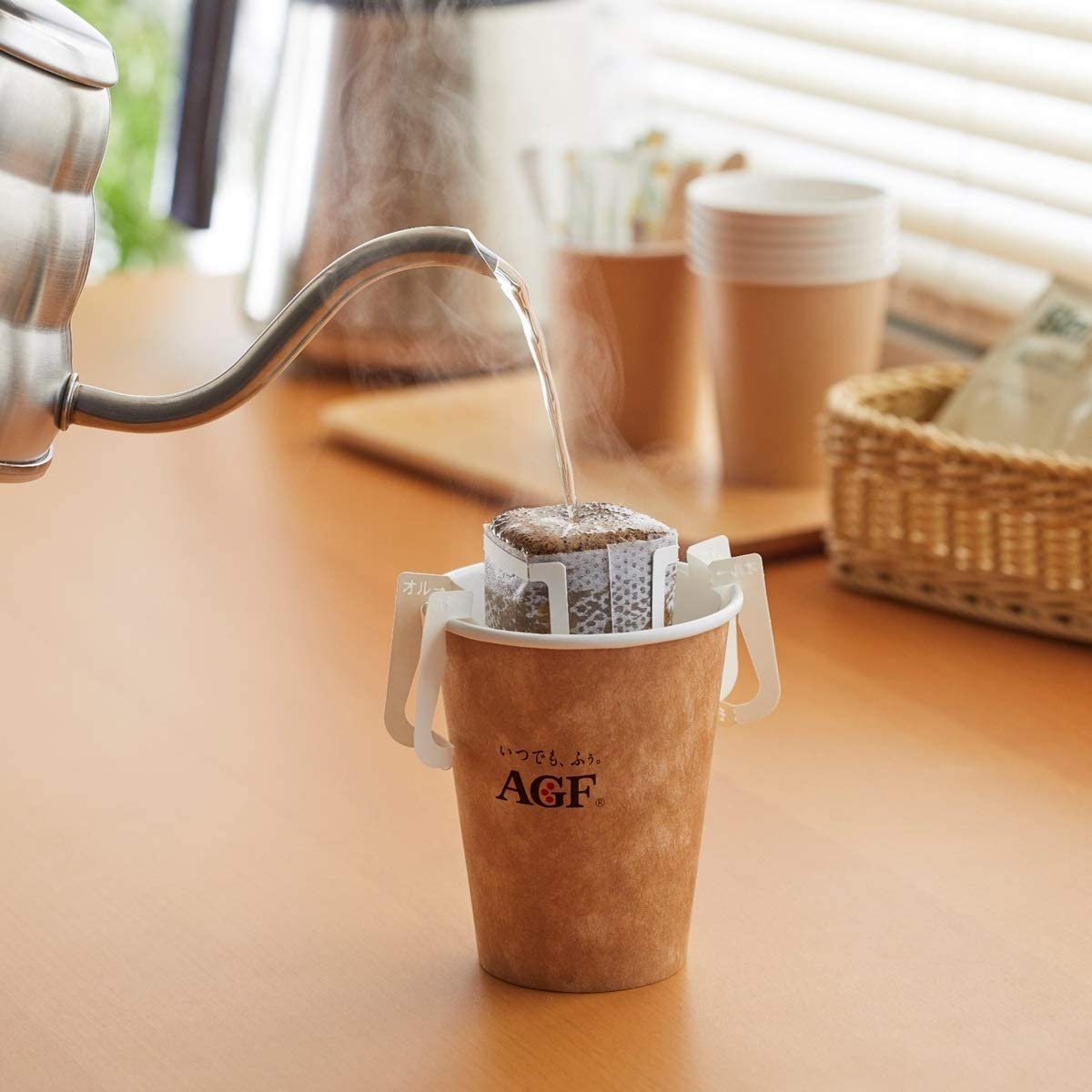 AGF Blendy Drip Coffee Special Blend - 18 Bags of Premium Japanese Instant Coffee for Home, Office & Travel | Rich Flavor & Easy Brewing