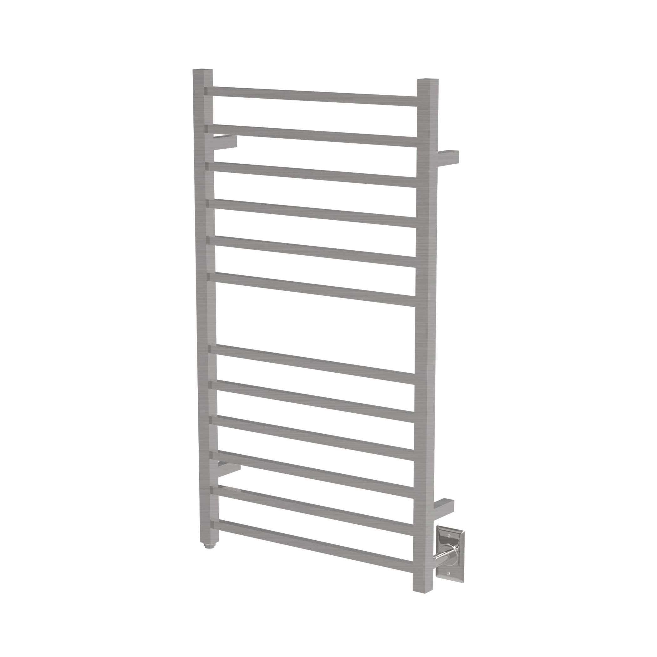 Amba Radiant Large Square Plug-in & Hardwired Bathroom Towel Warmer - 23.6