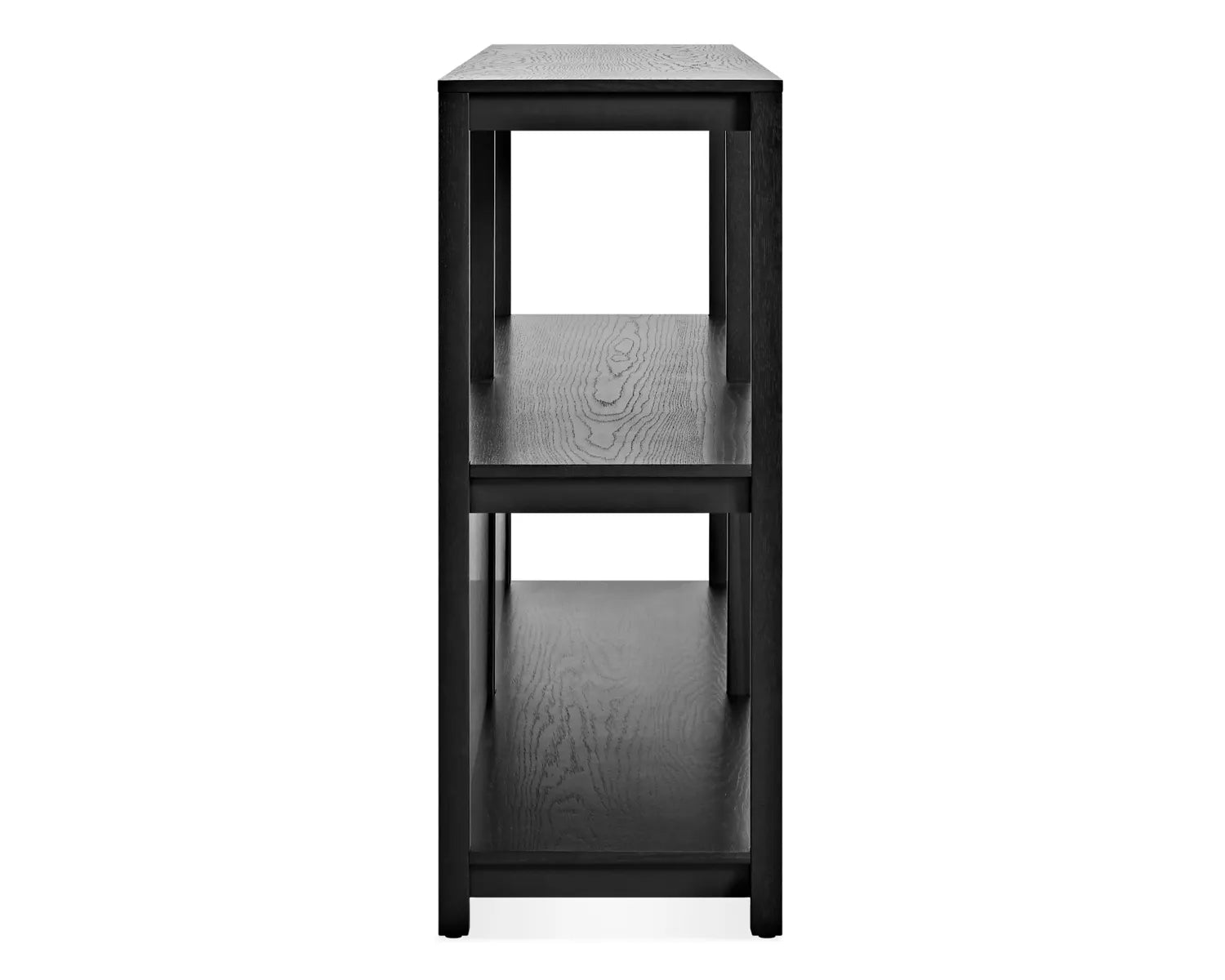 Open Plan Large Low Bookcase - Modern Wooden Bookshelf for Living Room, Bedroom & Office - Perfect for Home Decor and Storage Organization
