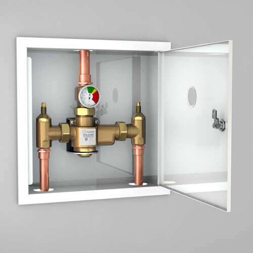 Guardian G6043 Thermostatic Mixing Valve - 50 GPM Flow Rate for Precise Temperature Control | Ideal for Commercial & Residential Plumbing Systems
