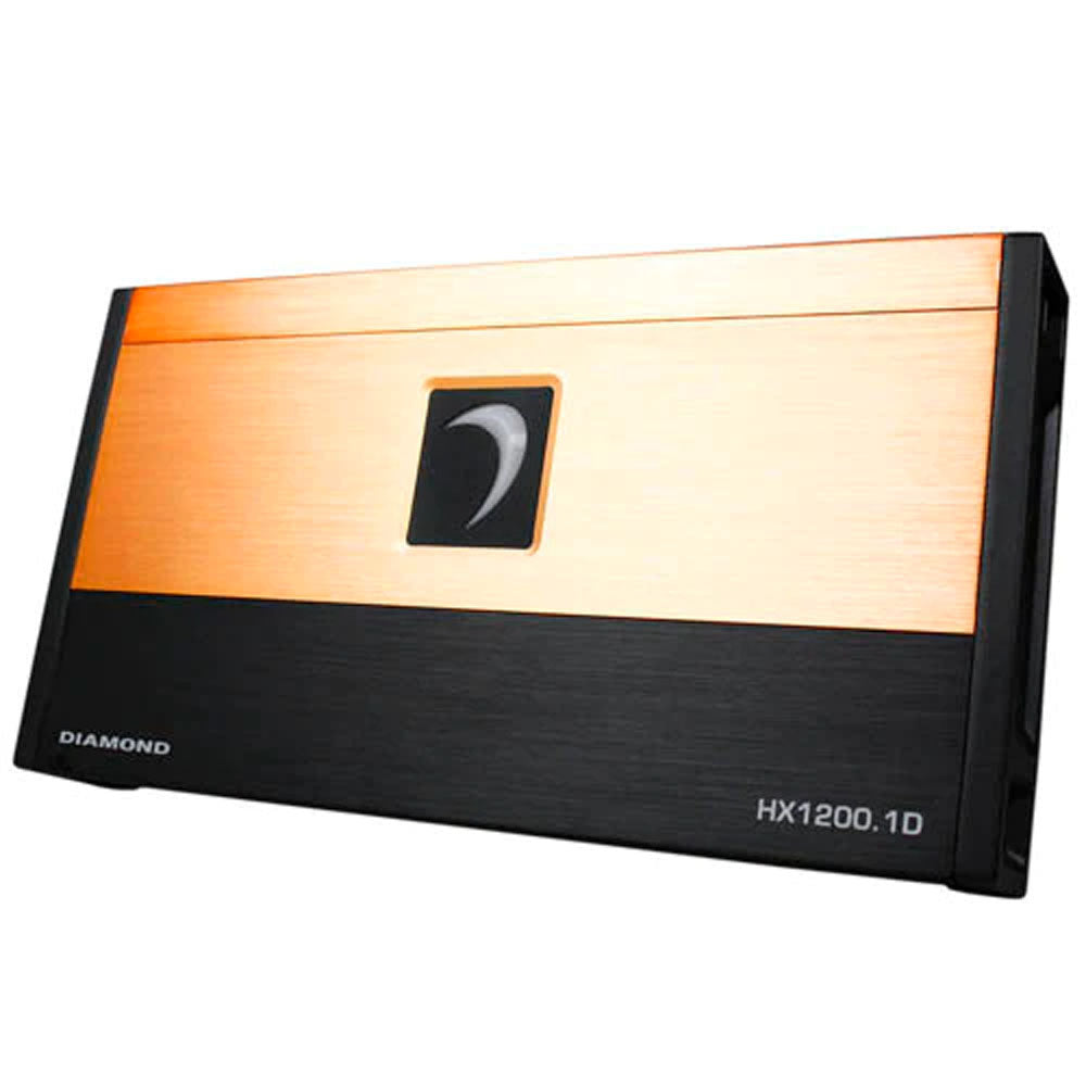 Diamond Audio HX1200.1D 1200W RMS HEX Series Class D Monoblock Car Amplifier - Certified Refurbished | High Power Bass Boost for Car Audio Systems, Subwoofers & Truck Stereo Upgrades