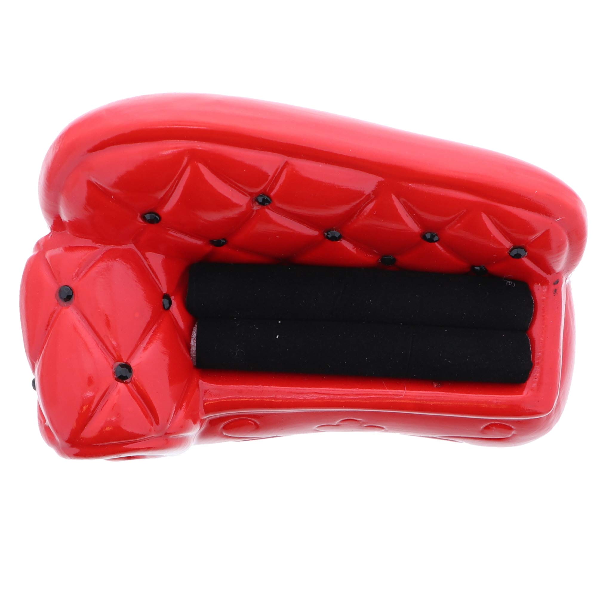 Li'Shay Ceramic Ring Holder for Easy Chair and Couch - Red | Jewelry Organizer for Living Room, Bedroom & Bathroom | Perfect Gift for Women