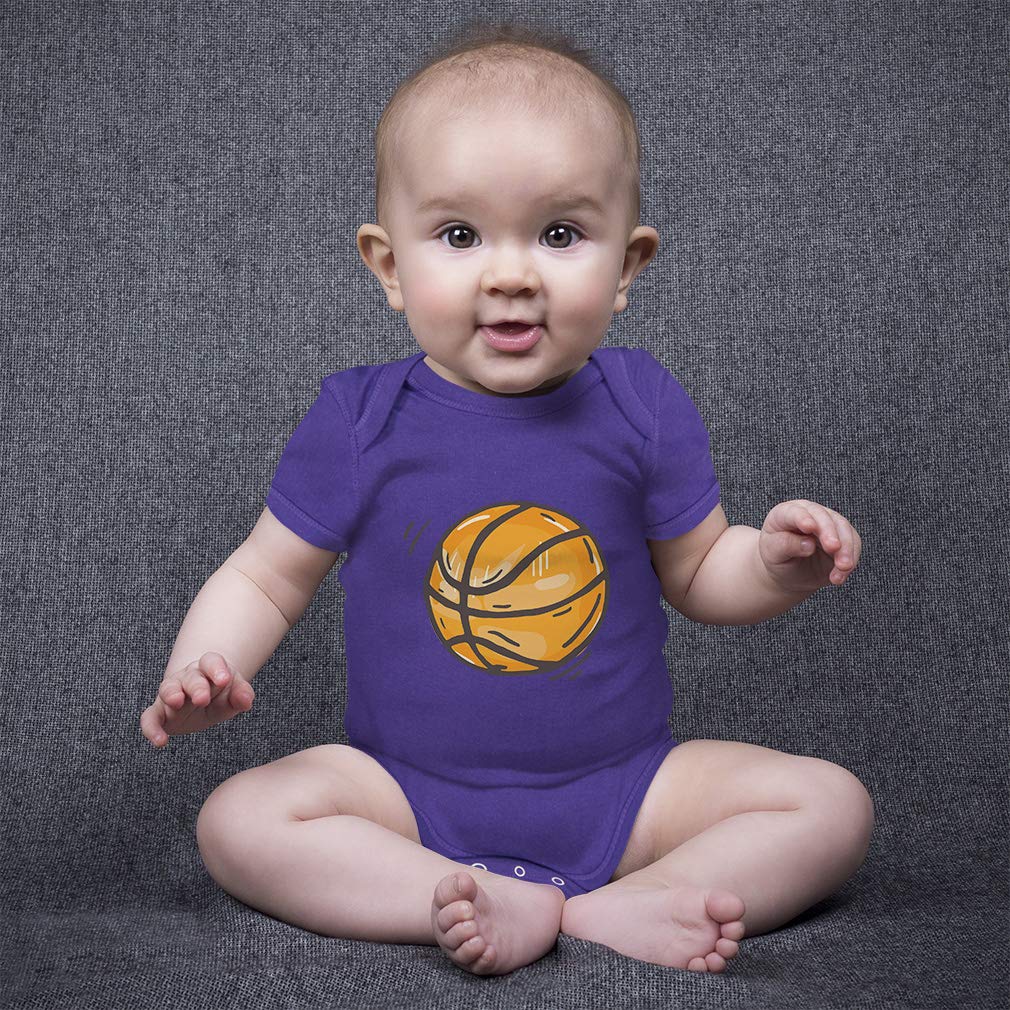 Baby Basketball Bodysuit - Soft Cotton Sports Outfit for Boys & Girls - Perfect for Game Day, Playtime & Olympics Fan Apparel
