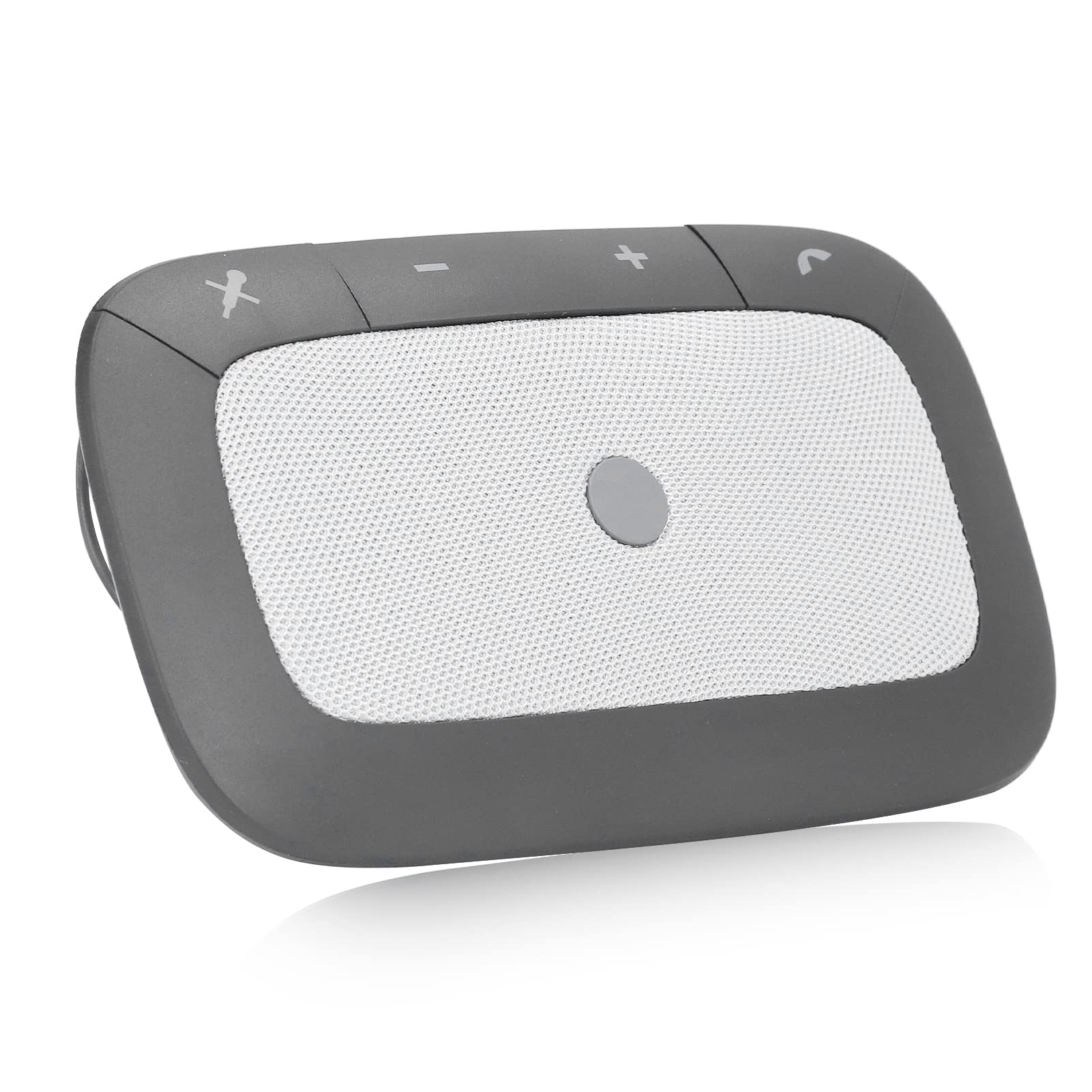 Bluetooth 5.1 Car Speakerphone - Wireless Hands-Free Car Kit with Multipoint Connection & Voice Broadcast, 800mAh Battery for iPhone & Android - Perfect for Conference Calls & Long Road Trips