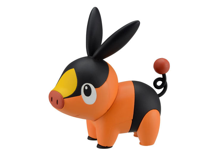 Bandai Quick Model #14 Pokemon Tepig Building Kit - Easy Snap-Together Plastic Model for Collectors & Kids - Perfect for Display, Gifts & Pokemon Battles