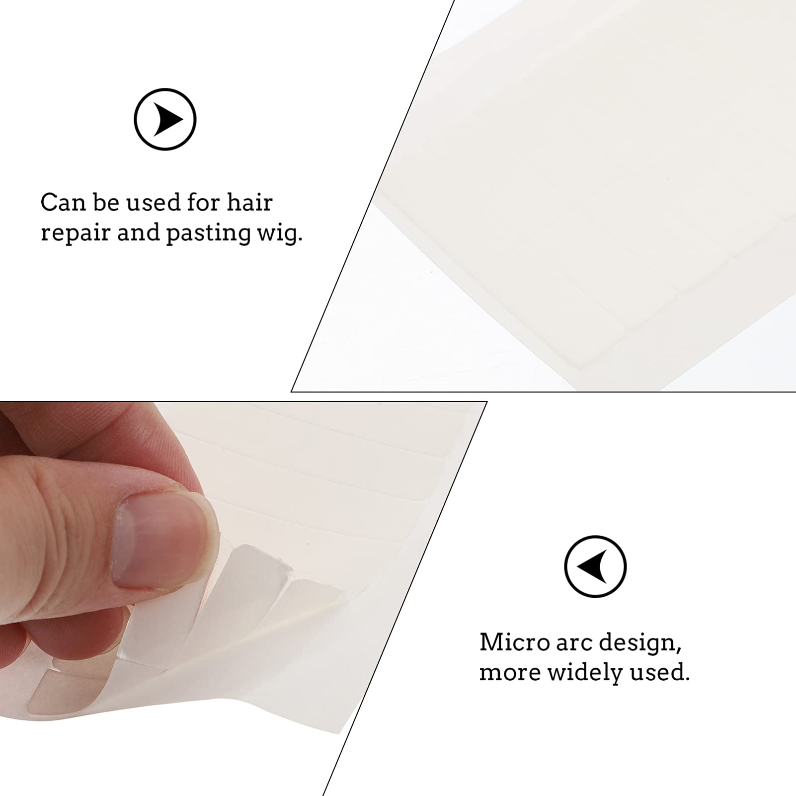 Double Sided Hair Extension Tape - Premium Human Hair Replacement Wigs & Extensions Adhesive | Secure Hold for Daily Styling & Special Occasions