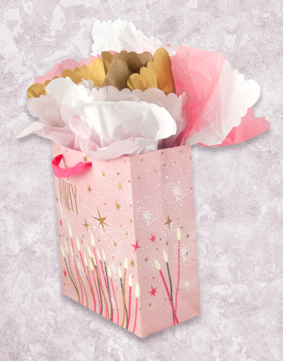 Premium Garden-Themed Gift Bags with Candles & Sparkles - Perfect for Outdoor Parties, Wedding Favors & Birthday Gifts