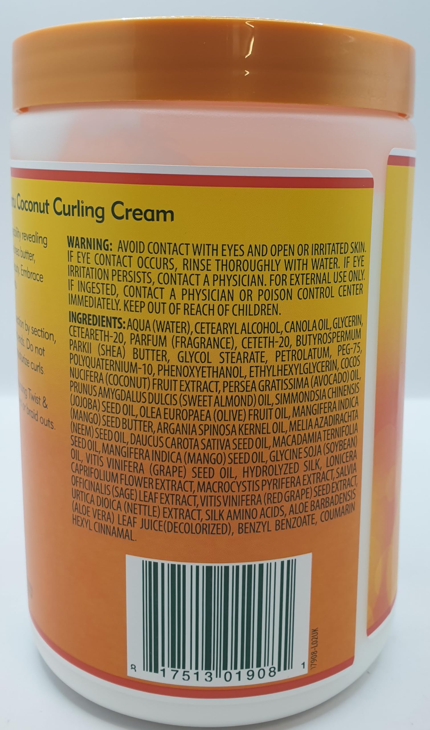 Organic Shea Butter & Coconut Curling Cream for Natural Hair - Sulfate-Free Shampoo & Hydrating Conditioner Set (3-Piece Combo) - Perfect for Curly Hair Care & Daily Moisturizing Routine