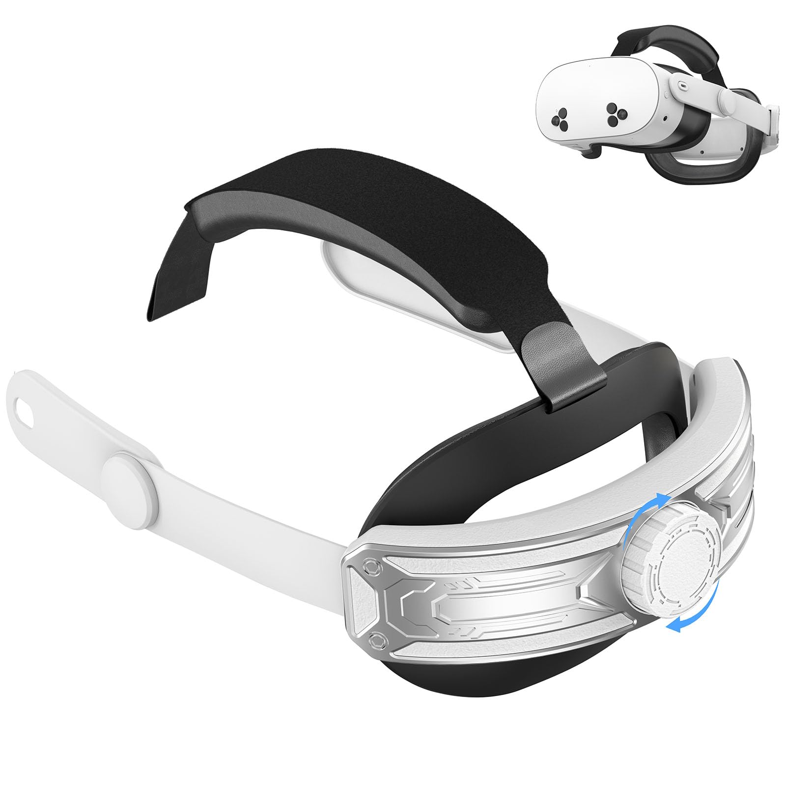 Meta Quest 3S Head Strap - Premium VR Headset Accessory | Replacement for Elite Strap | Enhanced Comfort & Reduced Head Pressure | Compatible with Oculus/Meta Quest 3S | Perfect for Gaming, Fitness VR & Extended Play Sessions