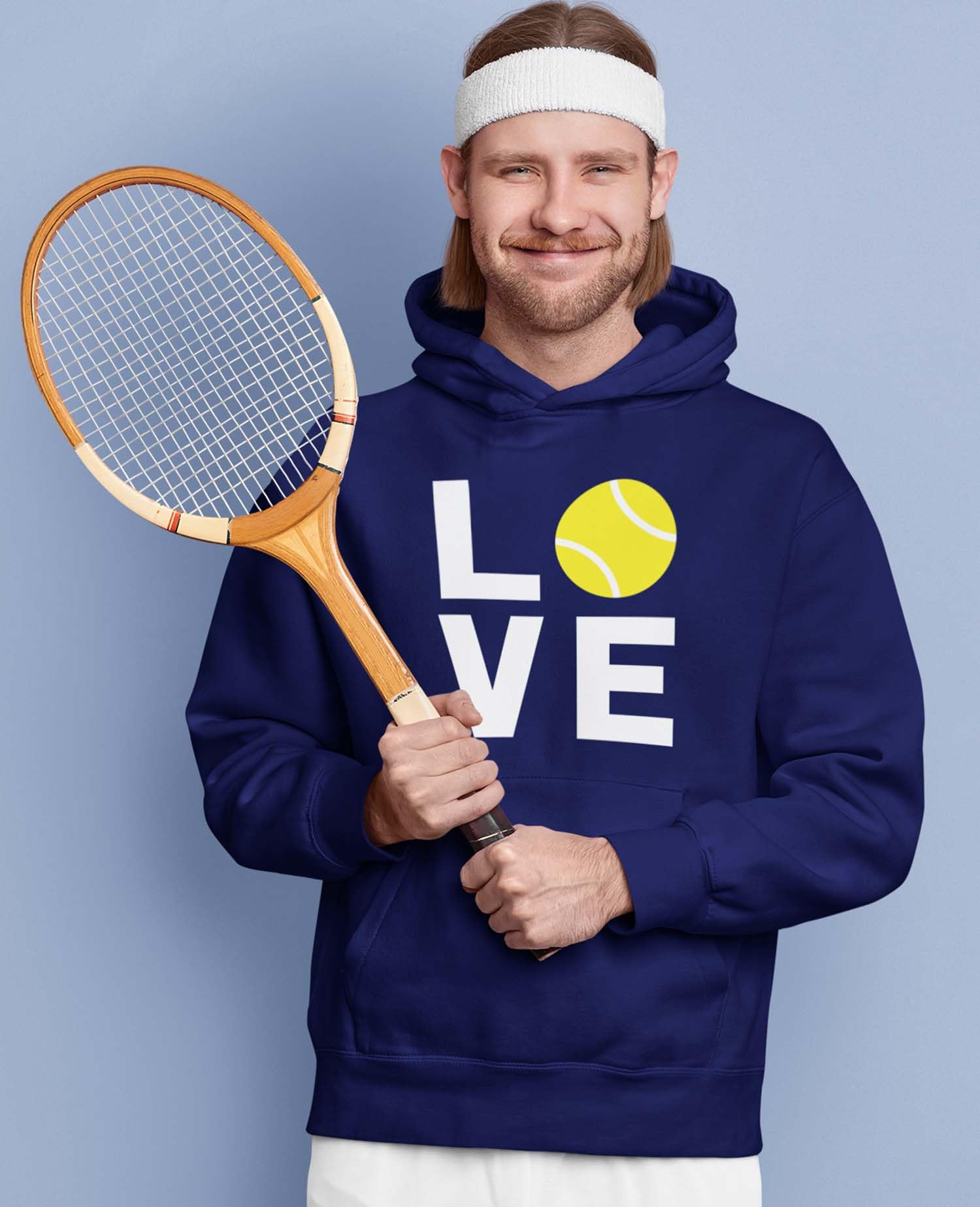 Premium Tennis Hoodie for Men & Women - Comfortable Sports Sweatshirt Gift for Tennis Fans & Players - Perfect for Training, Matches & Casual Wear