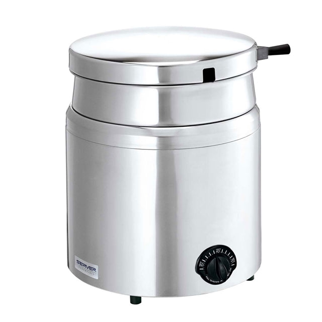 7Qt Commercial Soup Warmer & Food Warmer - Stainless Steel Rethermalizer for Catering, Buffets & Restaurants - Perfect for Keeping Soups, Sauces & Dishes Hot