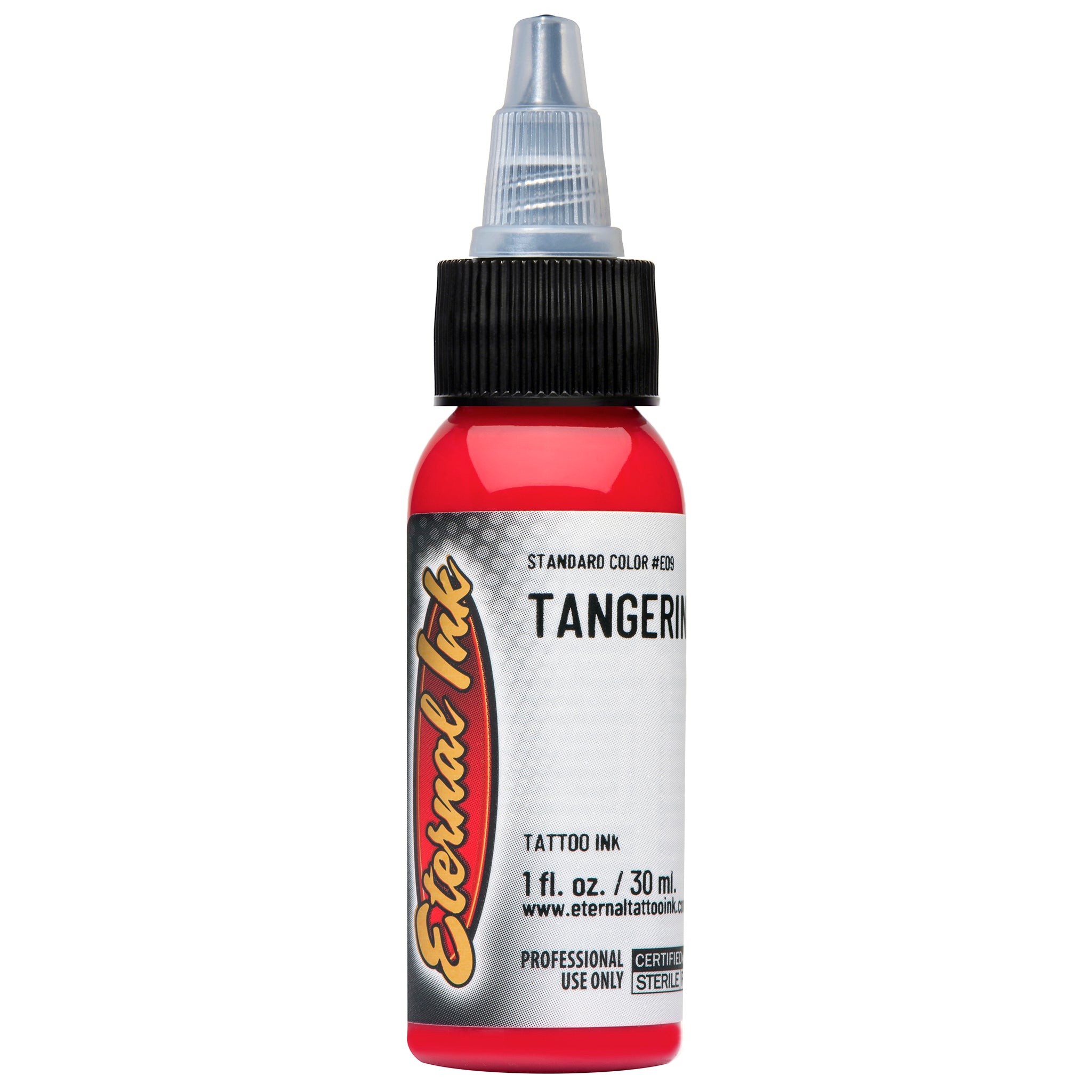 Eternal Tangerine Ink - Premium Permanent Orange Ink for Calligraphy, Tattoos & Art - Ideal for Professional Artists, DIY Projects & Creative Writing