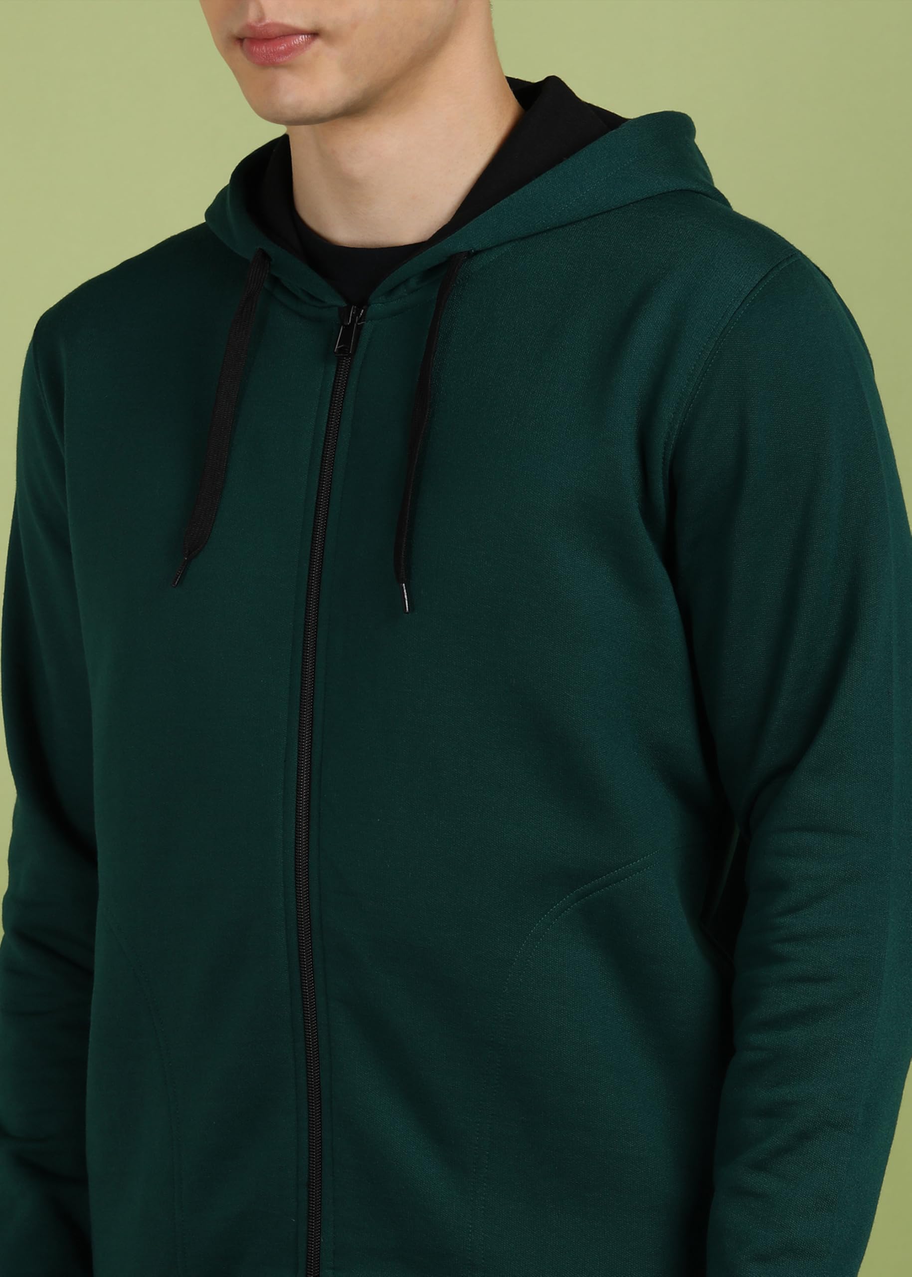 Alan Jones Men's Cotton Hooded Sweatshirt - Soft & Comfortable Pullover Hoodie for Casual Wear, Gym, and Outdoor Activities