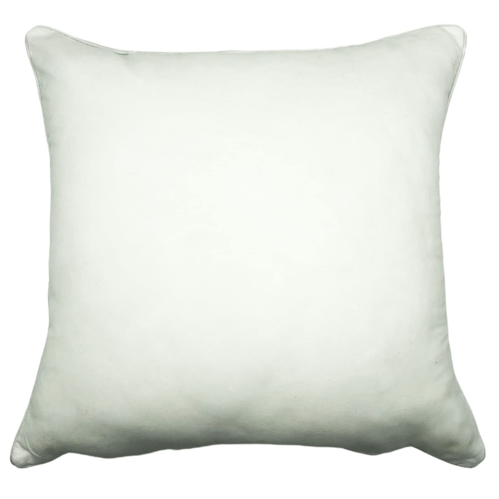 Premium 16x16 Down Pillow Insert with Zipper - 500g Washable Throw Pillow for Sofa, Bed & Home Decor - Hypoallergenic Luxury Cushion for Living Room, Bedroom & Office