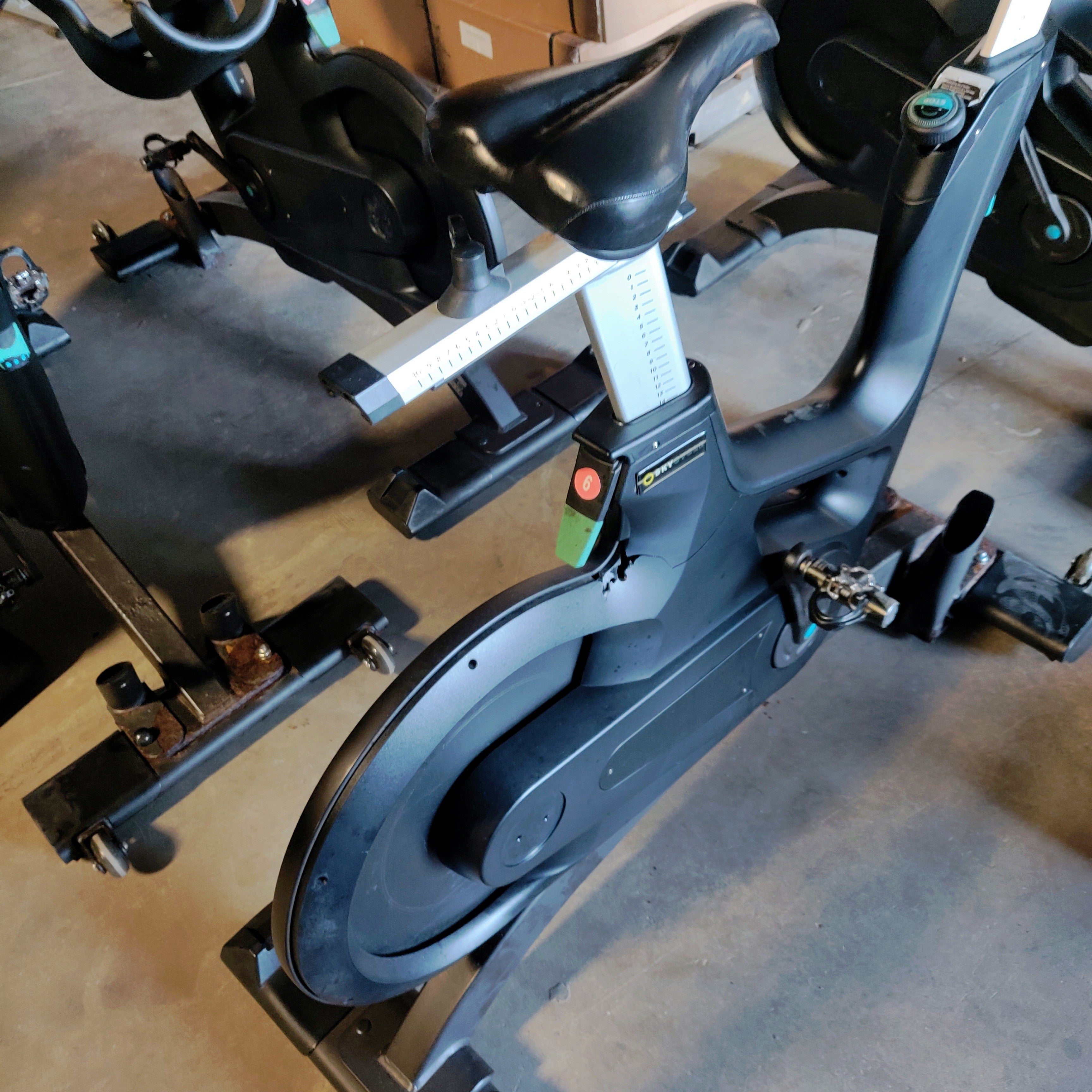 Flywheel Sports Upright Indoor Exercise Bike - Professional Cycling Bike for Home & Studio Workouts | Perfect for HIIT, Cardio Training & Spin Classes
