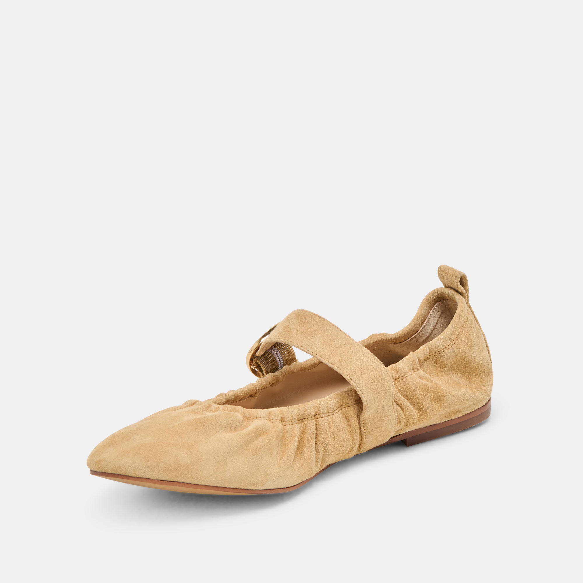 CAELY Women's Honey Suede Ballet Flats - Comfortable & Stylish Shoes for Work, Casual Wear & Travel