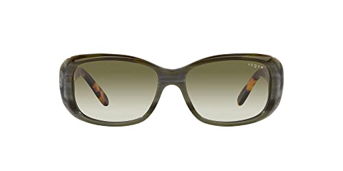 Green Horn/Clear Gradient Dark Green