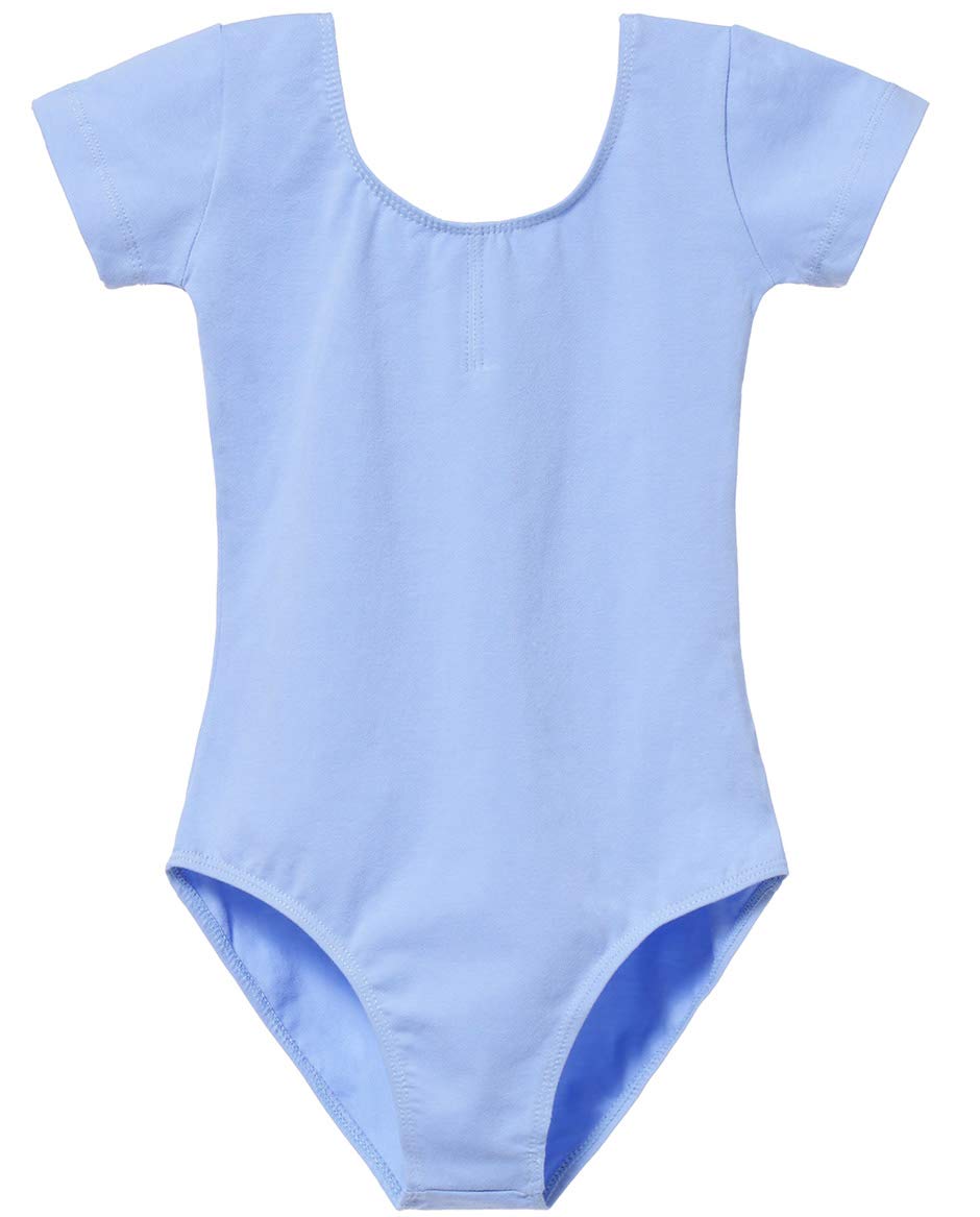 MdnMd Girls Classic Long Sleeve Ballet Leotard for Dance & Gymnastics - Toddler Kids Dancewear for Ballet Class, Recital & Performance