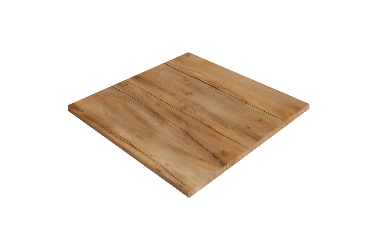 SM France Werzalit Duratop Square Table Top 800L x 800W - Durable Commercial-Grade Surface for Restaurants, Hotels, and Office Break Rooms