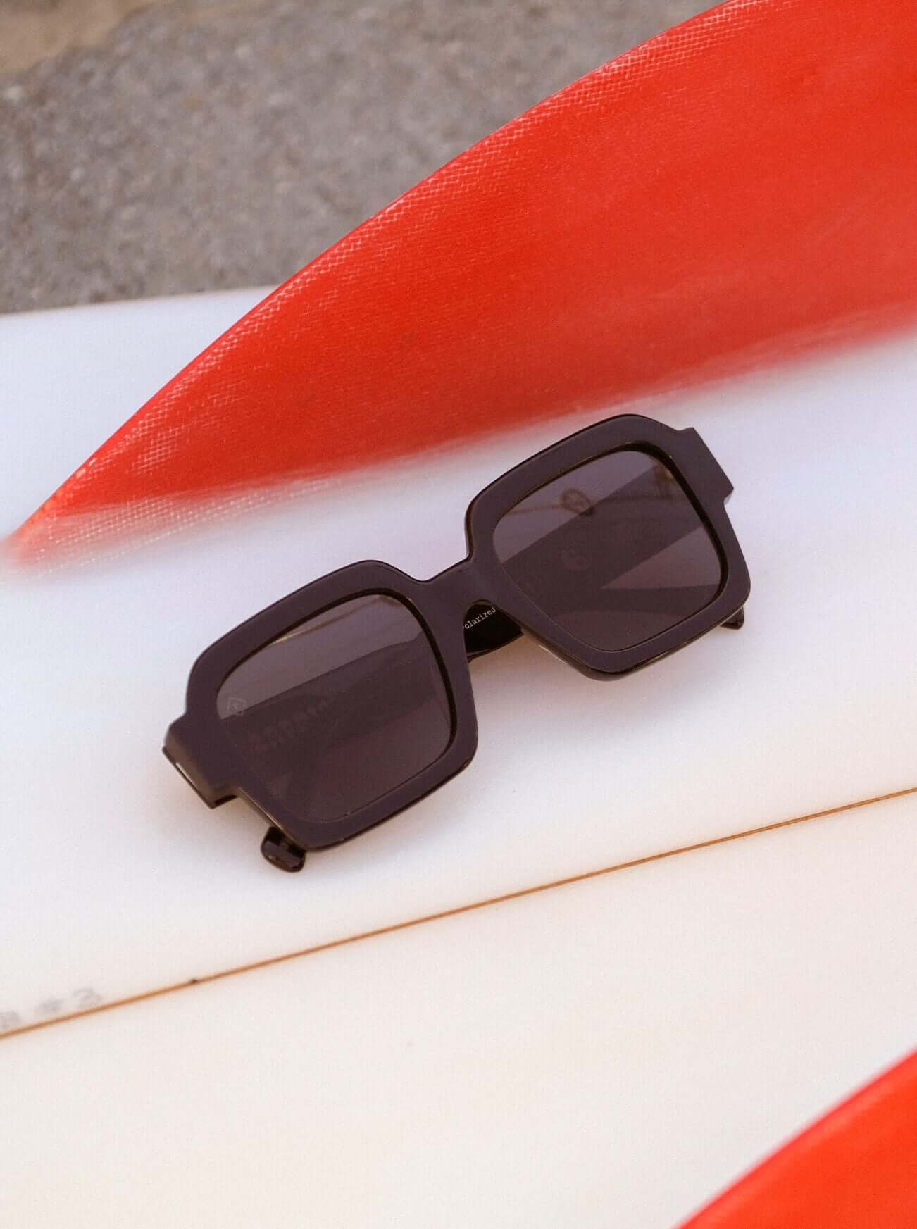 MYSTIQ Eco-Friendly Recycled Black & Smoke Polarized Sunglasses - 52mm UV Protection for Outdoor Sports & Driving