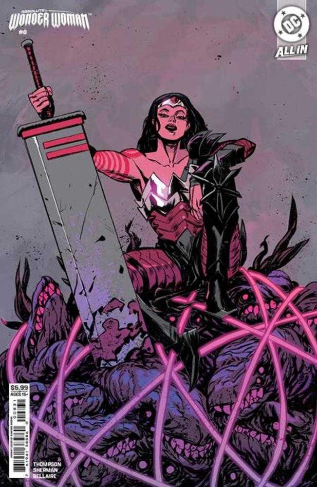 Absolute Wonder Woman #8 Cover C Sanford Greene Card Stock Variant - Limited Edition Comic Book for Collectors, Fans & Gifts | Superhero Reading, Display & Investment