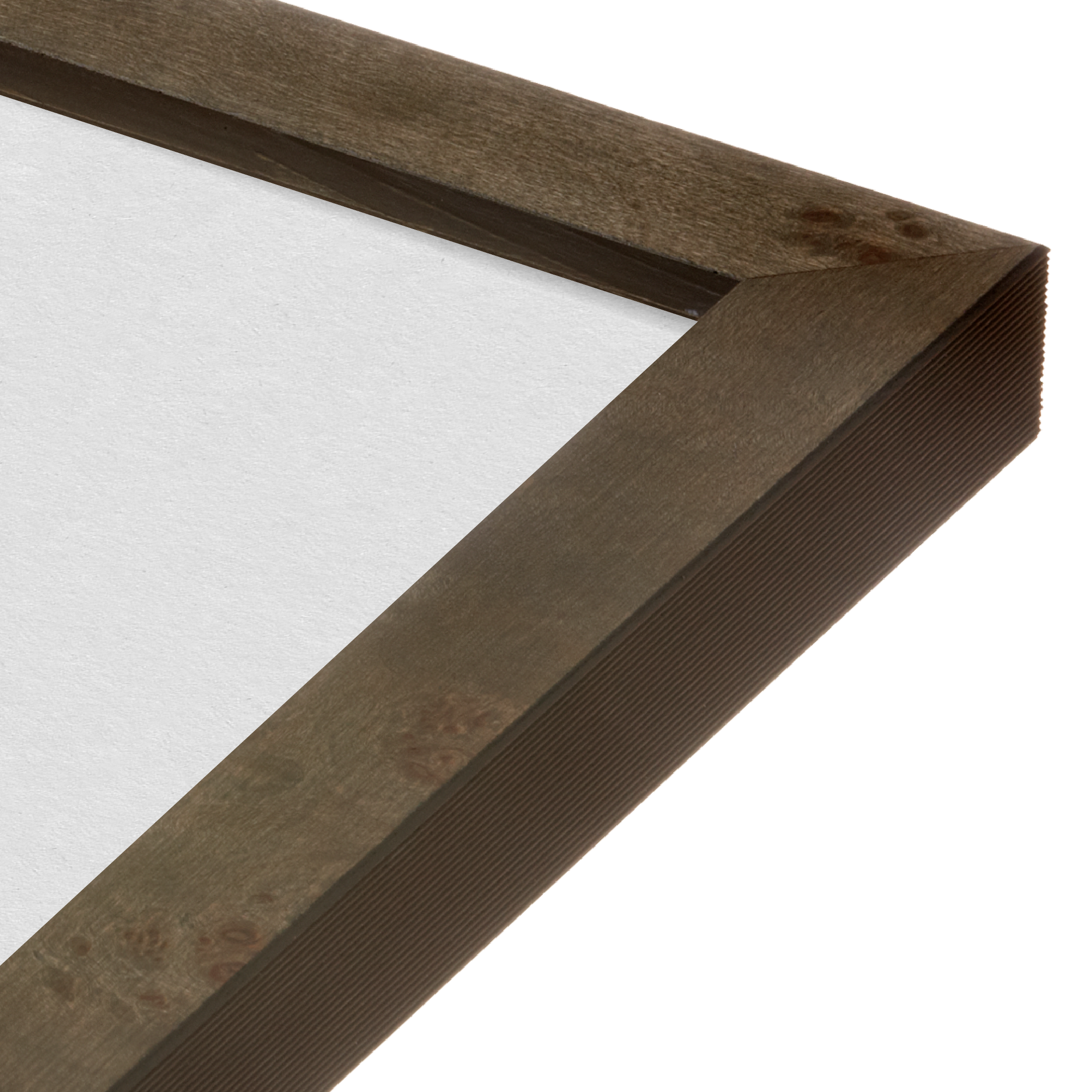 Custom Grey Burlwood Picture Frame - Handmade Wood Photo Display for Wall Decor, Home & Office (8x10, 11x14, 16x20 Inches) - Perfect for Family Photos, Art Prints & Wedding Memories