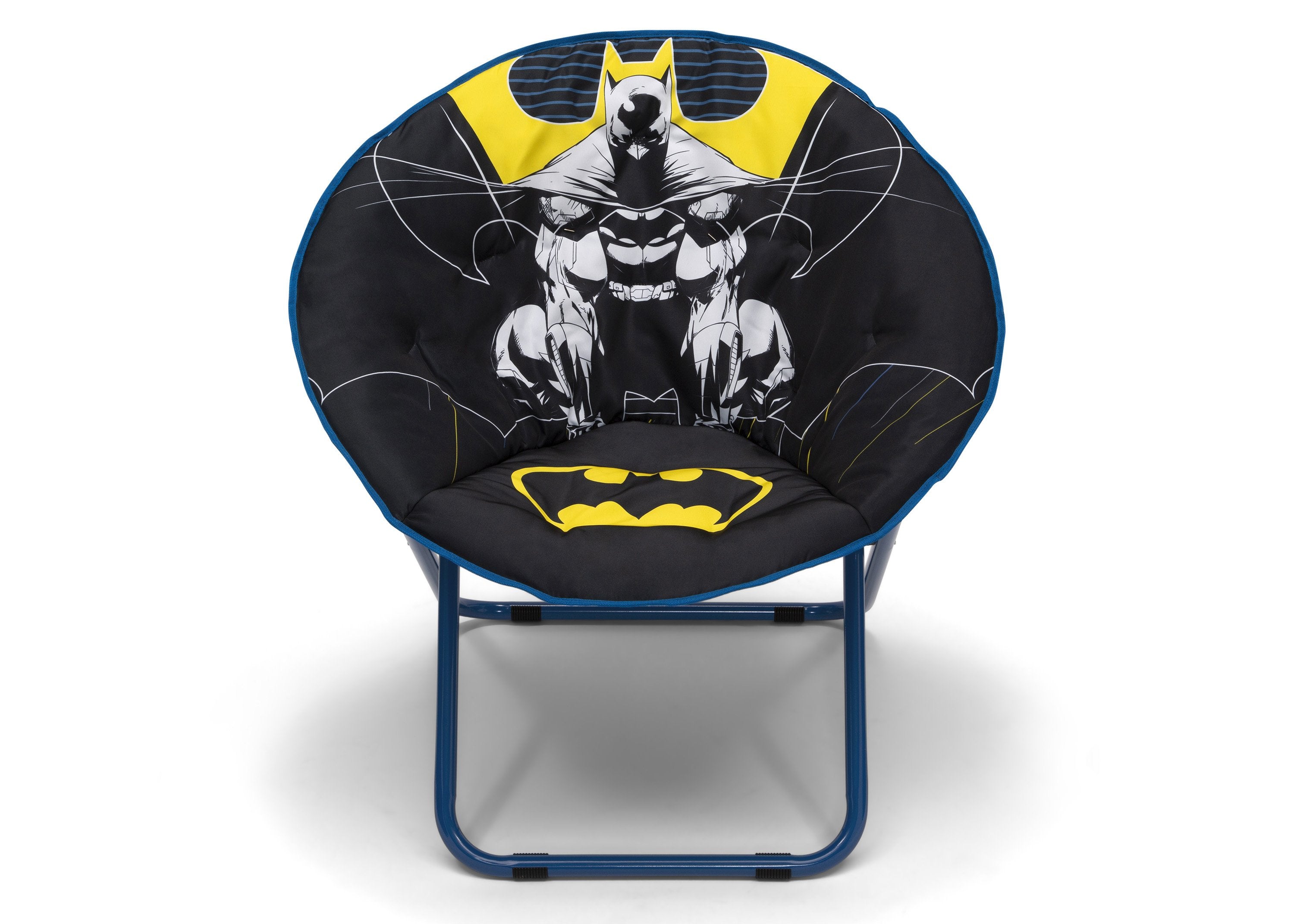 Batman Saucer Chair for Kids Teens & Adults - Comfortable Gaming Lounge Chair for Bedroom, Living Room & Dorm - Superhero Themed Bean Bag Chair for Relaxing & Reading