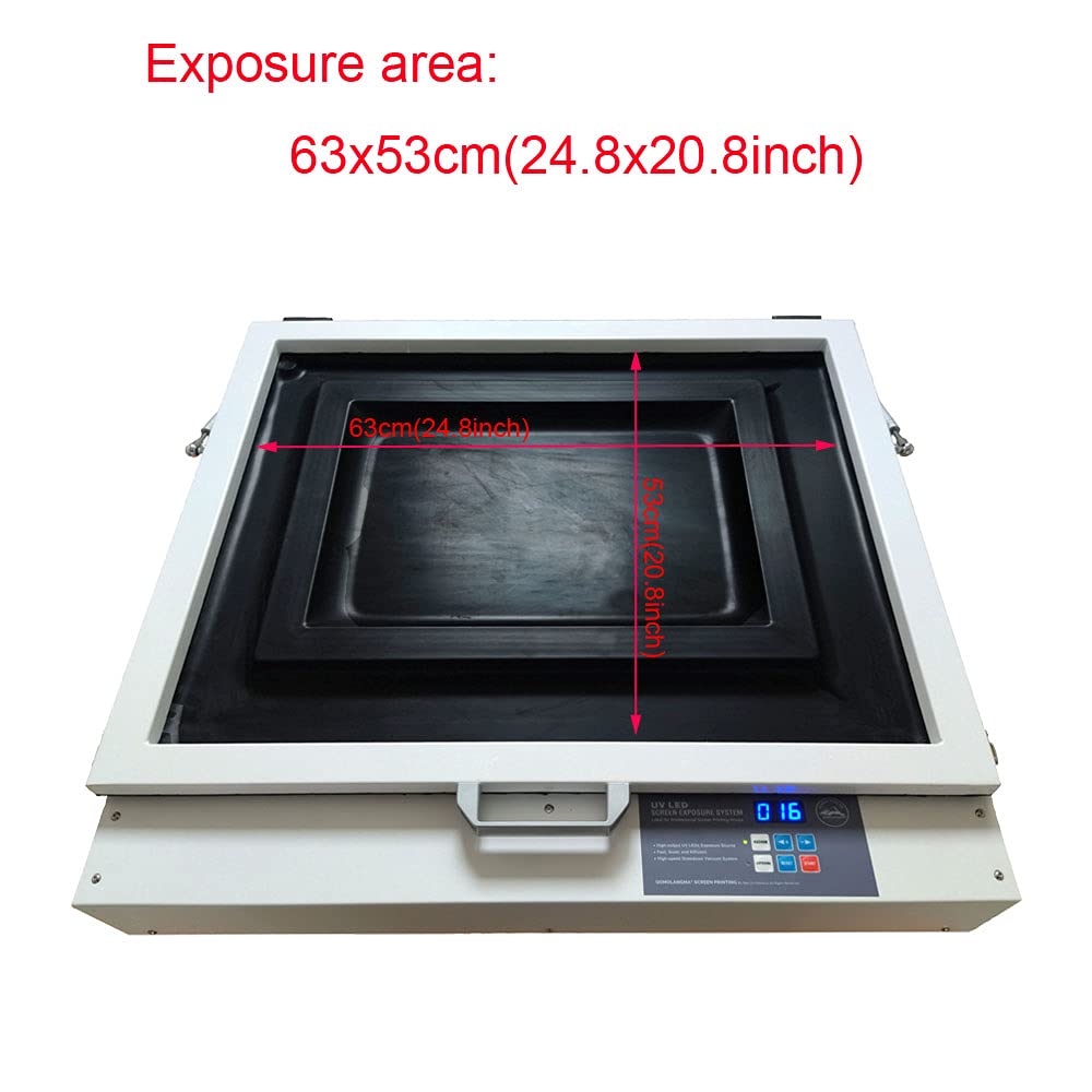 80W LED UV Exposure Unit with Vacuum Table - 20