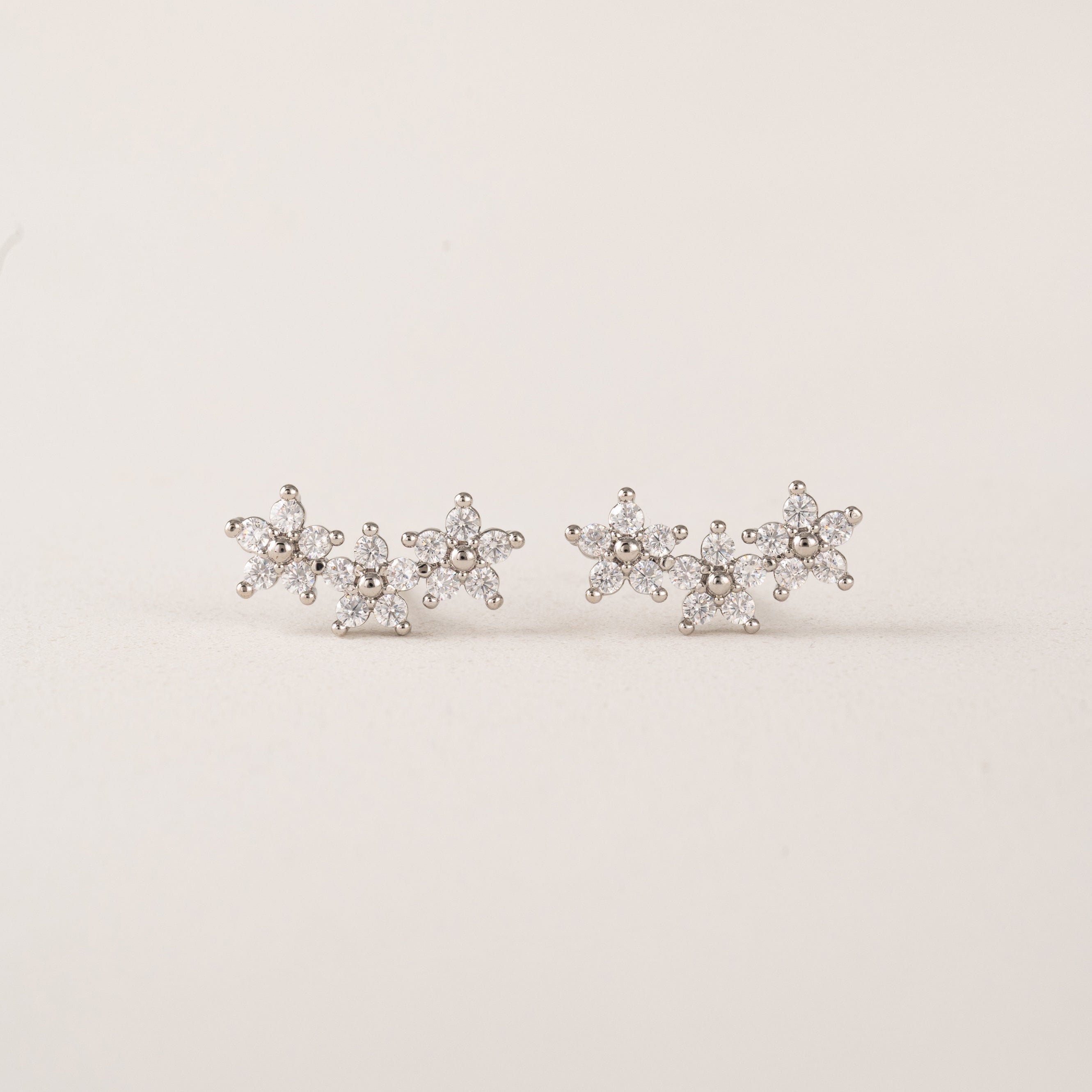 Blossom Climber Earrings - Elegant Floral Dangle Earrings for Women | Perfect for Weddings, Parties & Everyday Wear