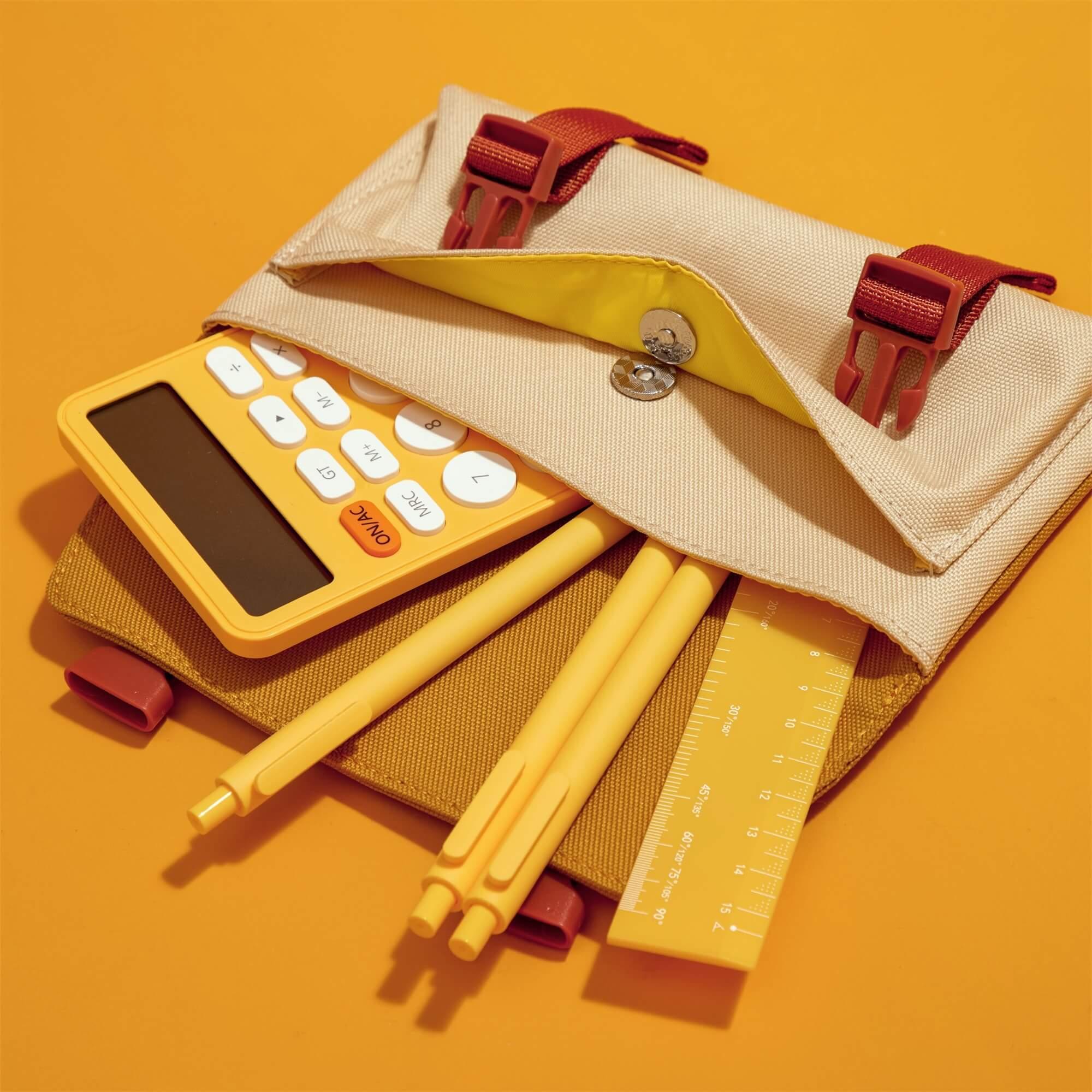 Oli Pen Case - Classic Leather Pencil Holder for Artists & Students | Perfect for School, Office & Travel Organization