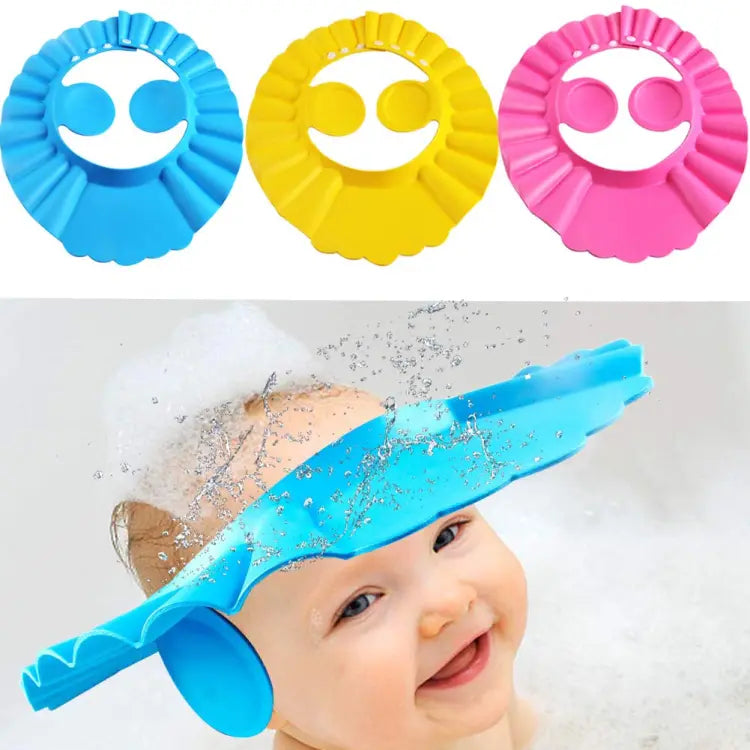 Baby Shower Cap - Waterproof & Reusable for Infants & Toddlers - Soft & Comfortable Bathing Accessory for Hair Protection - Perfect for Bath Time, Swimming & Spa Days