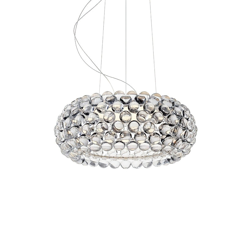 Elegant Caboche Pendant Light - Modern Glass Ceiling Lamp for Dining Room, Kitchen Island & Bedroom Decor