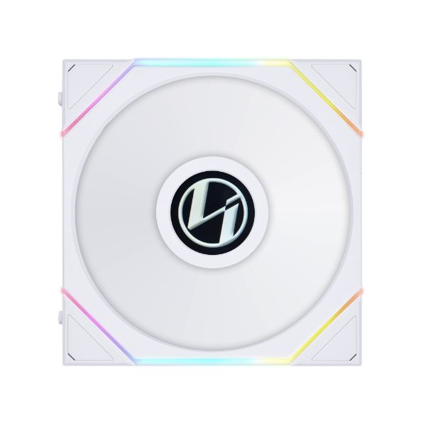 Lian Li UNI Fan TL120 LCD PC Case Fan - 120mm RGB PWM Cooling Fan with LCD Display for Gaming PC Builds (Black/White) - Perfect for Custom Water Cooling, High-Performance PCs & Silent Operation