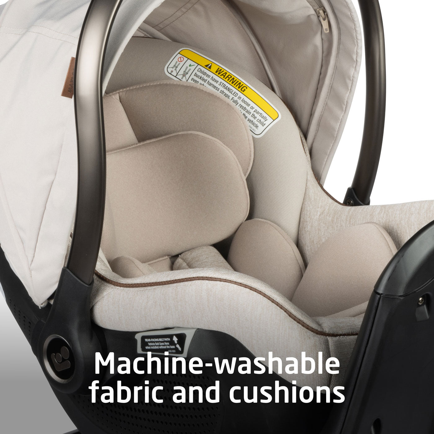 Maxi Cosi Peri 180 Rotating Infant Car Seat - 360° Swivel Base for Easy Entry & Exit - Rear & Forward Facing - For Babies 4-35 lbs - Perfect for Travel & Daily Commute