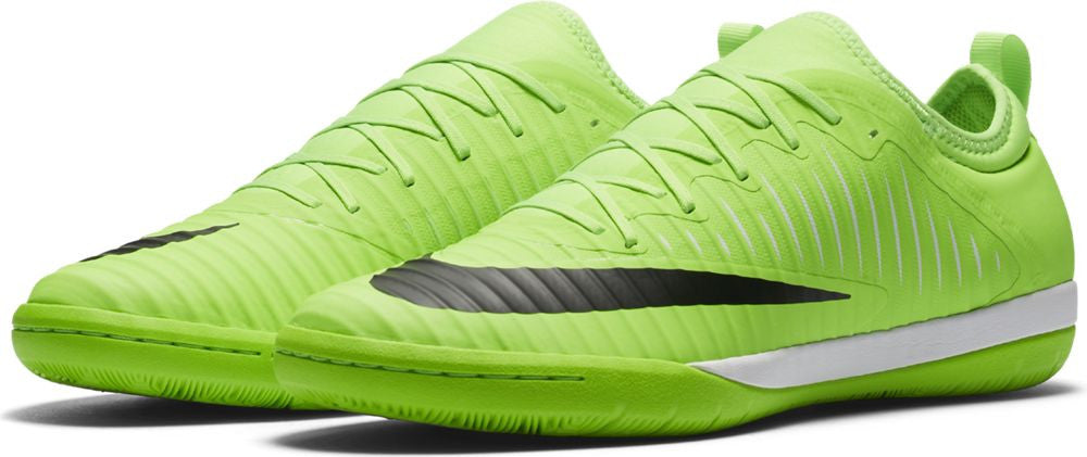Nike MercurialX Finale II IC Indoor Soccer Shoes for Men - Flash Lime - Lightweight & Breathable for Indoor Football Training & Games