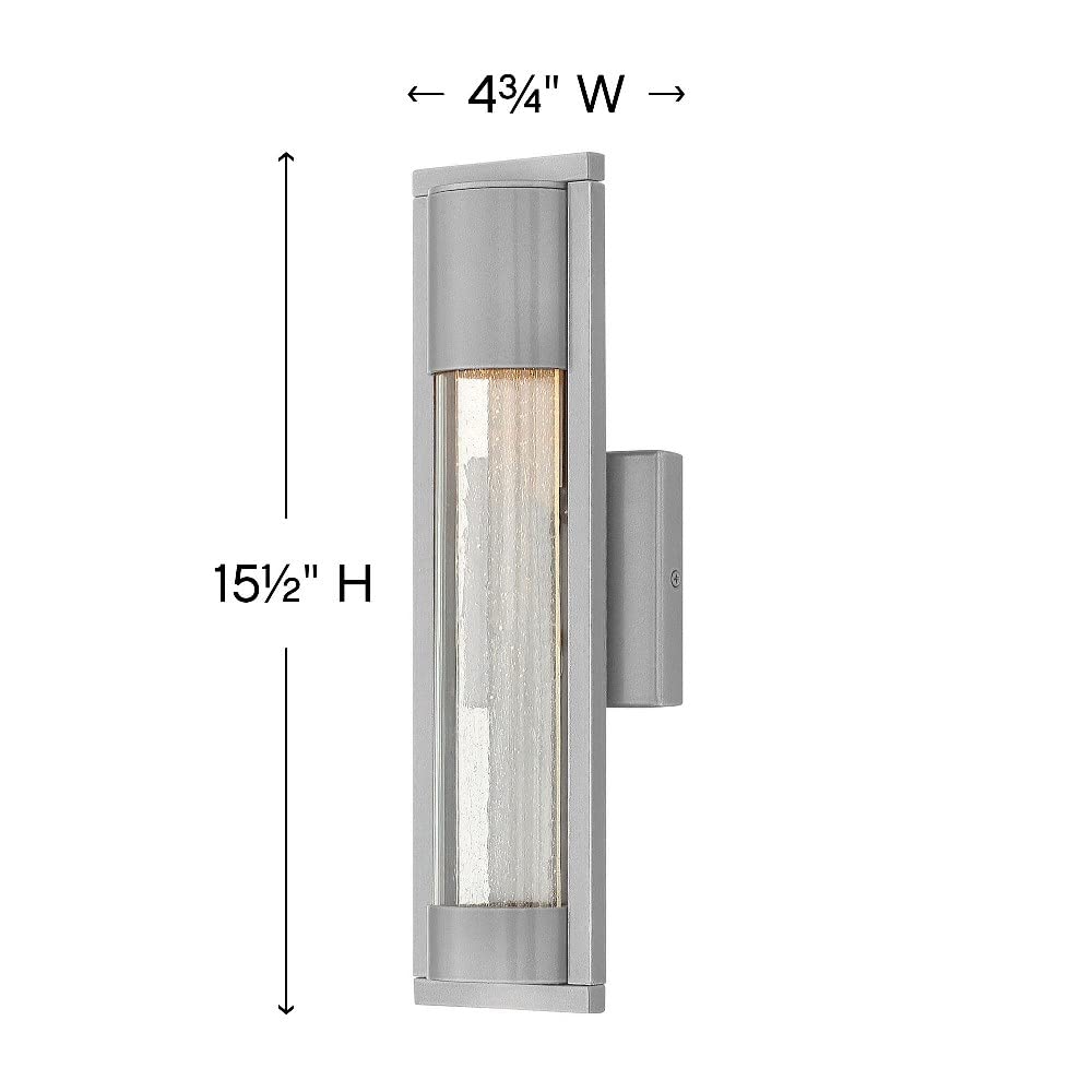 Modern Small Outdoor Wall Lantern - 4.75