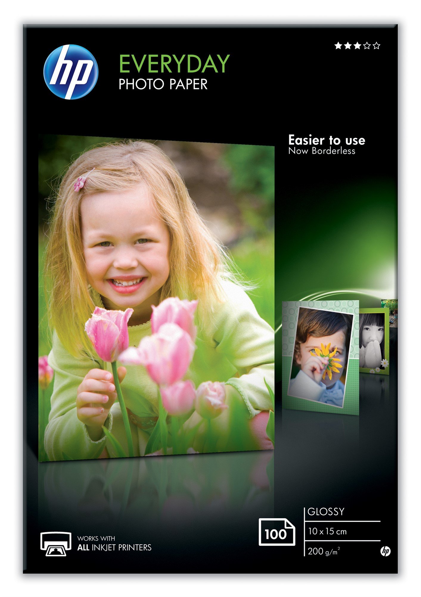 HP CR757A Premium White Printer Paper - 500 Sheets, 20 lb, 8.5 x 11 Inches - Ideal for Home Office, School Projects & Business Documents