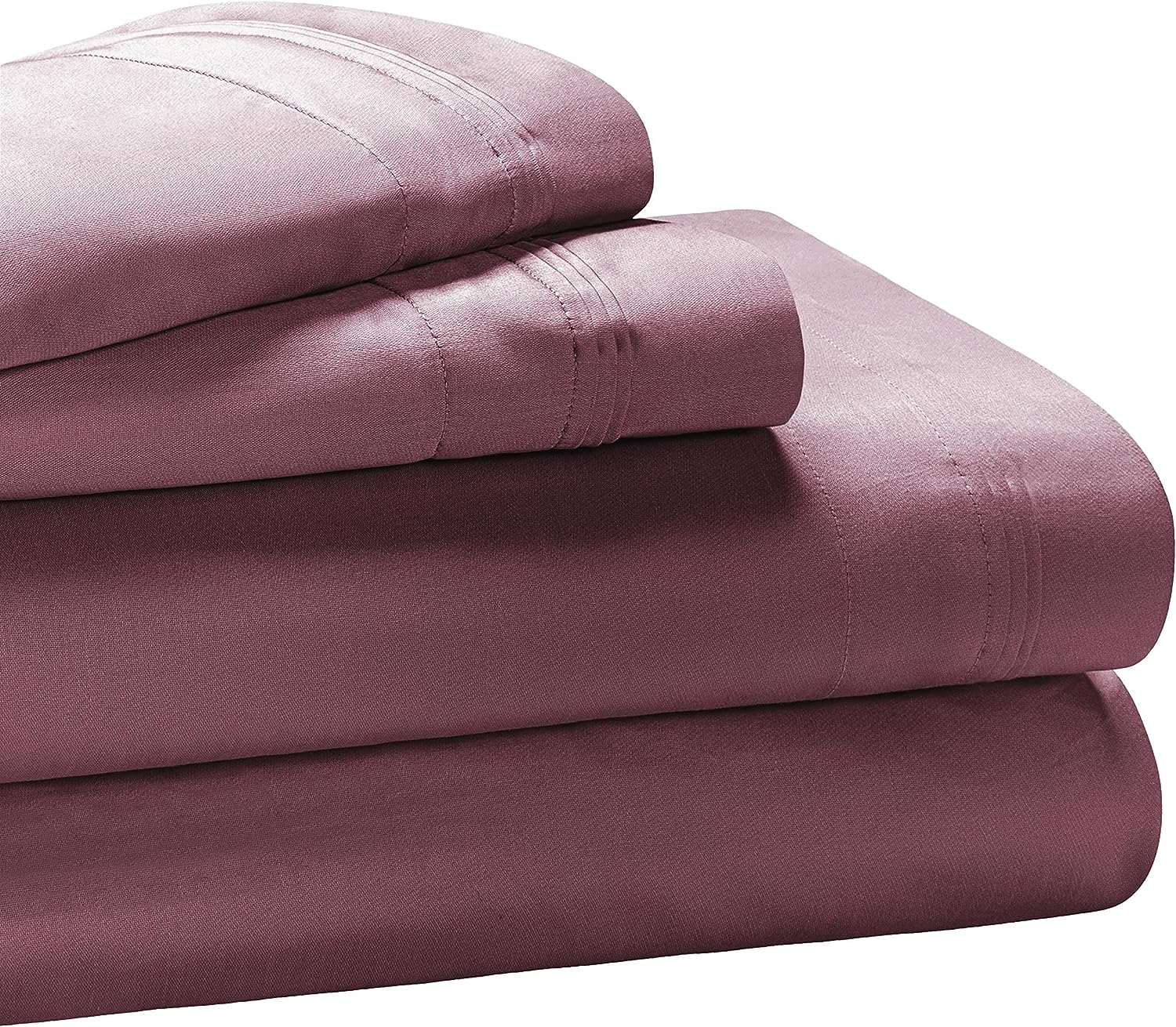 Luxury 1000 Thread Count Egyptian Cotton Bed Sheet Set - King Size, Extra Deep Pocket (18-22 Inches) for Comfort & Durability | Perfect for Master Bedroom, Guest Room & Hotel Use