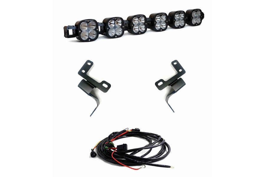Ford Bronco Baja Designs 6 XL Series Linkable LED Light Bar Kit - Off-Road Lighting for Adventure & Night Driving