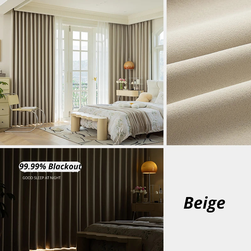 Alice Japandi Style Curtain Swatch Samples - Minimalist Neutral Fabric Swatches for Window Treatments - Perfect for Boho, Scandinavian & Japandi Home Decor
