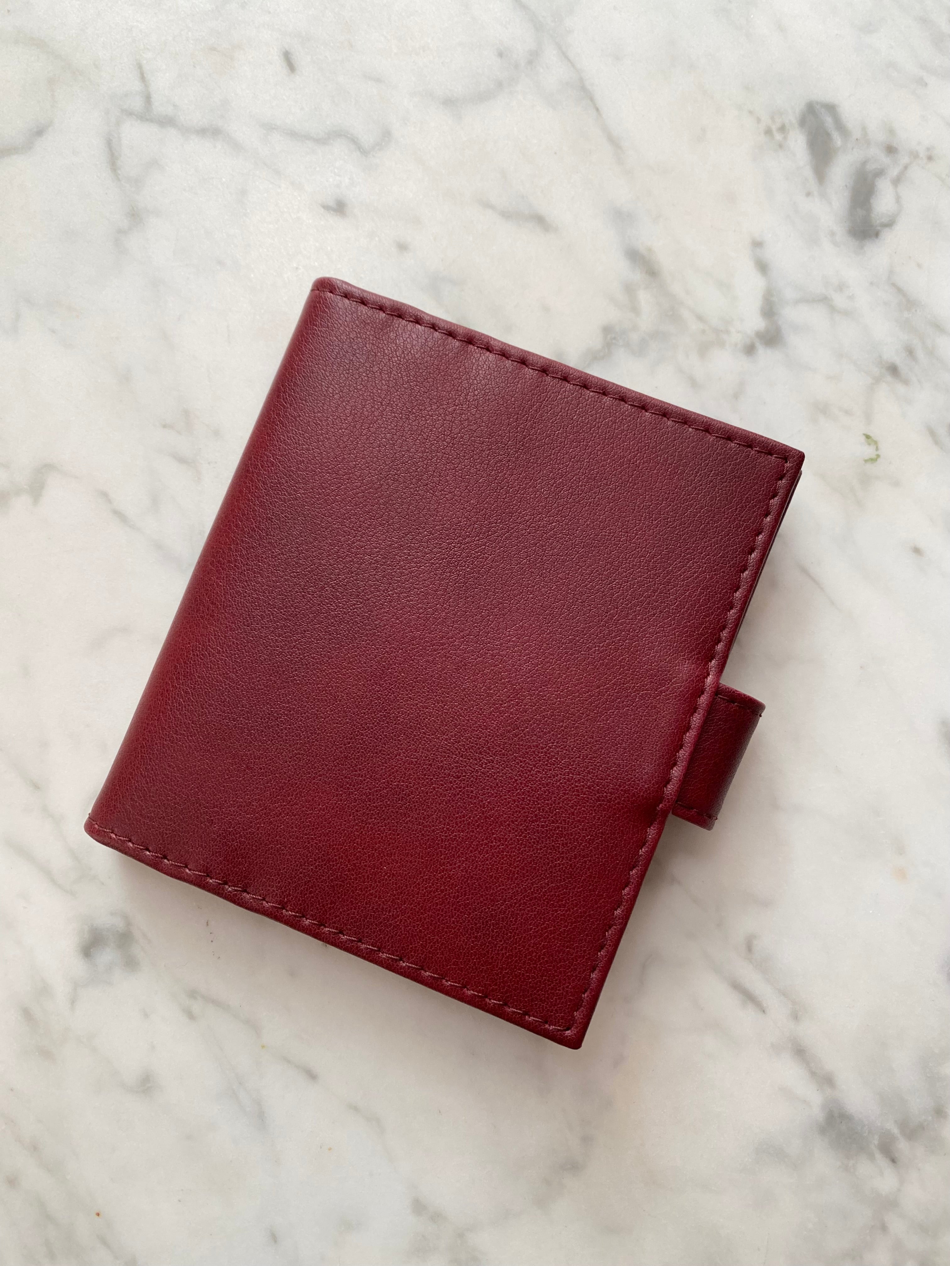 Novacas Genuine Leather Lilas Wallet in Bordeaux - Stylish & Durable Women's Wallet for Everyday Use, Travel & Gift Giving