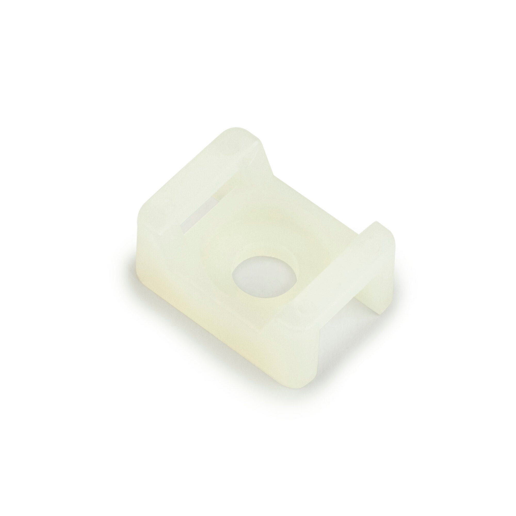 3M Cable Tie Mounting Base CTB75X75NTA C - 4-Way Adhesive Mount for Wire Management - Perfect for Organizing Cables in Home, Office, and Workshop